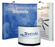 Pop-Up wand, Pup-Up stand, Pop-Up wanden, parabool, mobiel systeem