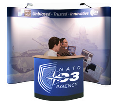 Pop-Up wand, Pup-Up stand, Pop-Up wanden, parabool, mobiel systeem