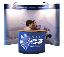 Pop-Up wand, Pup-Up stand, Pop-Up wanden, parabool, mobiel systeem