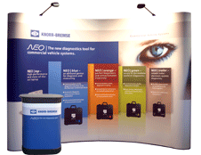 Pop-Up presentatiewanden, beursmateriaal als flexibele presentatiesystemen, displays