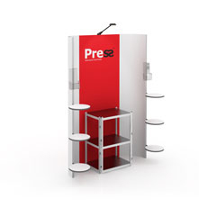 Press banners, shopin-shop presentatiesystemen, displays