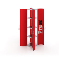 Press banners, shopin-shop presentatiesystemen, displays