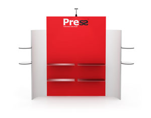 Press banners, shopin-shop presentatiesystemen, displays