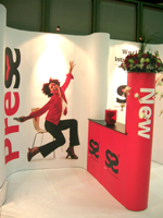 pop-up presentatieopstelling