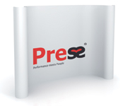 press, press-stands voorbeeld
