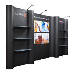 press, press-stands, presentatiewanden