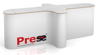 press, press-stands, balies, counters