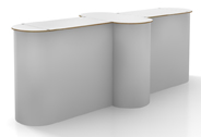 press, press-stands, balies, counters