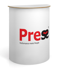 press, press-stands, balies, counters