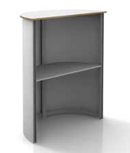 press, press-stands, balies, counters
