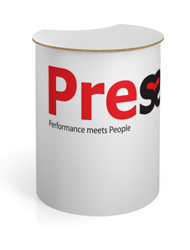 press, press-stands, balies, counters