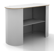 press, press-stands, balies, counters