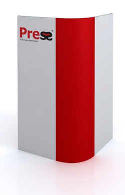 press, press-stands, banners, presentatiesystemen, displays