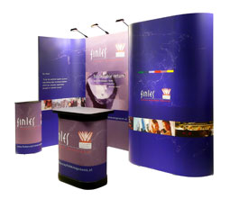 press, press-stands, presentatiewanden