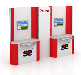 press, press-stands, Press multimedia displays