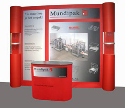 press, press-stands, presentatiewanden