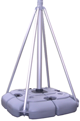 Bannermast Giantpole en Tripole, vlaggenmasten, giant vlagpole,