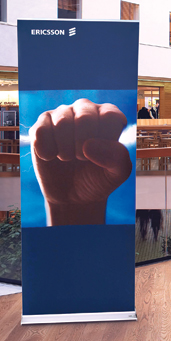 Roll-Up banner systemen, Roll-Up professional en Roll Up Classic, Roll-M Up, 4 screen, banners, banieren