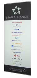 roll-M up banners voor presentaties, banieren, banners, Roll-M banners, 4 screen, abc display, expolinc, expand