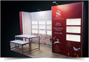 Pop-Up-stand-met-vitrines Pop-Up stand met vitrines