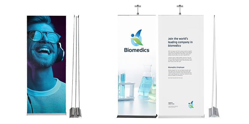 Roll-Up banners voor beurs