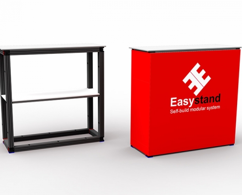 Easystand stevige beursbalie 100x40x100cm