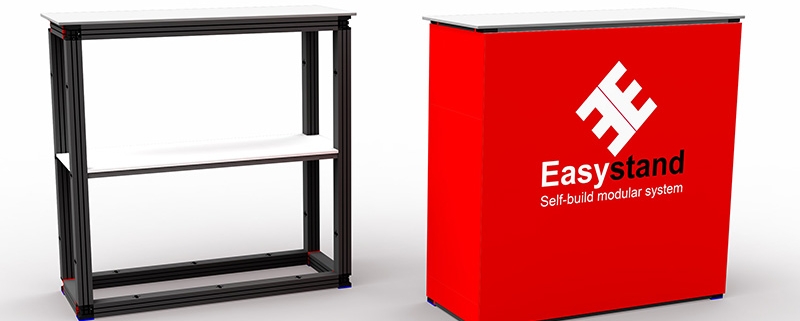 Easystand stevige beursbalie 100x40x100cm
