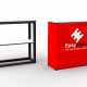 Easystand stevige beursbalie 100x40x100cm