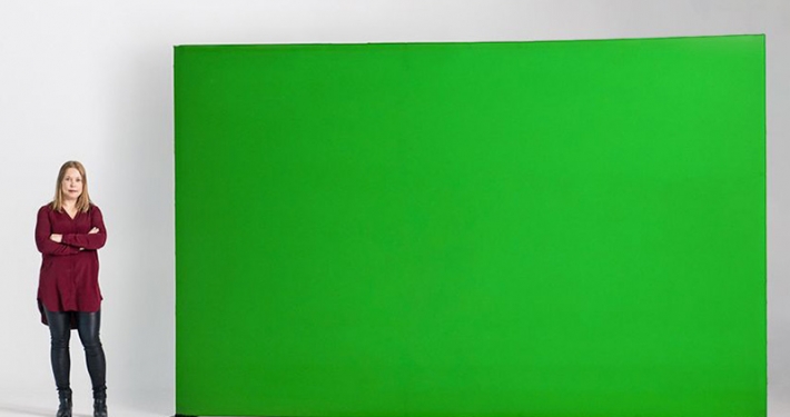 Groene achtergrond voor video of fotografie Groene achtergrond voor video of fotografie