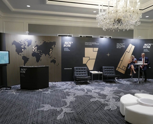 Grote pop-up vouwwand voor beurs Grote pop-up vouwwand voor beurs