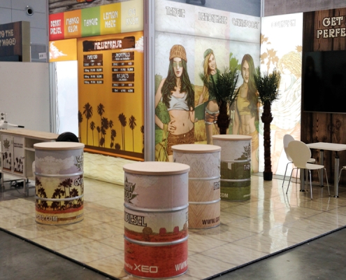 Standvloer expo vloer stand on