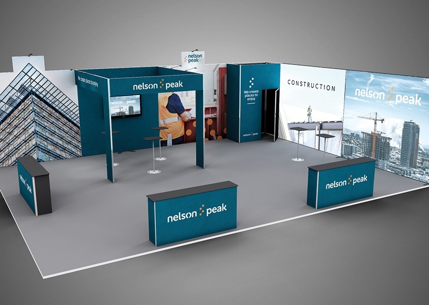 Modulaire beursstand Beurstand zelf opbouwen fabric frame koof