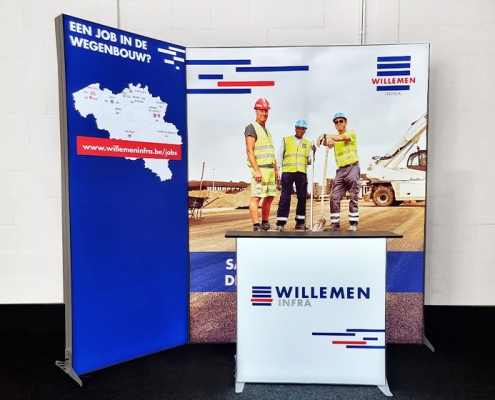 led-frame-lightbox-white led-frame met balie