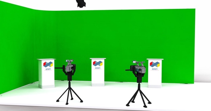 Green Screen achtergrond achterwand Green Screen achtergrond achterwand