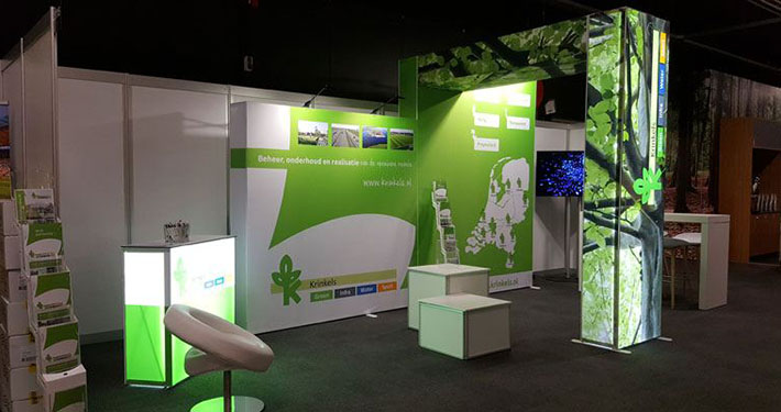 Pop up beurswand met peesdoek FS Original Pop up beurswand met peesdoek FS Original