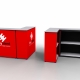 Easystand hoekbalie voor beursstand