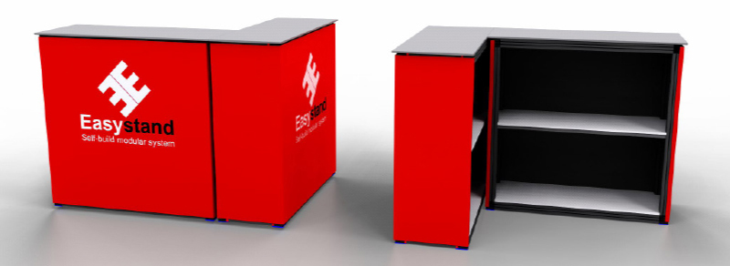 Easystand hoekbalie Easystand hoekbalie