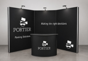 Pop-up Hoekstand portier Pop-up Hoekstand portier
