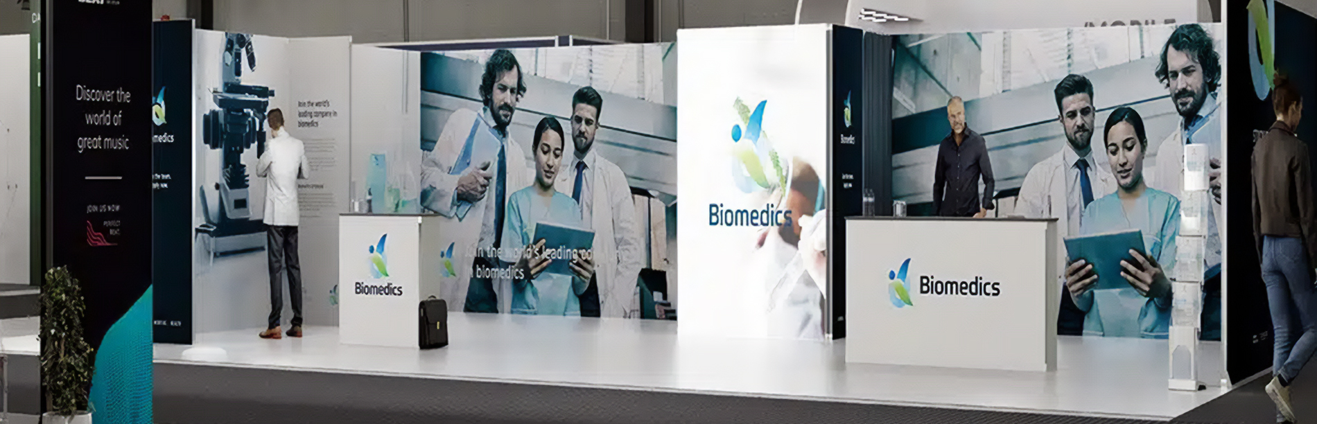 Zelfbouw beursstand Classic en Lightframe Zelfbouw beursstand Classic en Lightframe Biomedics