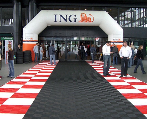 De SwissDeck expovloer De SwissDeck expovloer