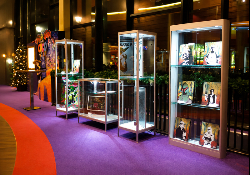 Vitrinekast huren voor tentoonstelling Vitrinekast huren voor tentoonstelling