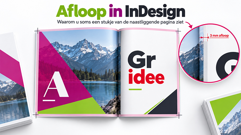Afloop in InDesign Afloop in InDesign