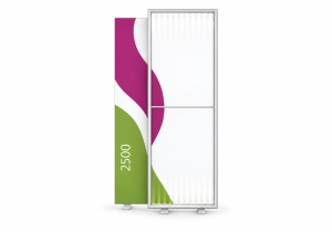 LED-Beurswand Lightbox Whit 85cm breed